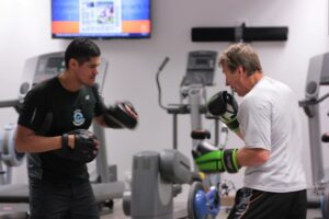 Boxing Coach Jamie Percival &Amp; Craig Bellamy Melbourne Storm